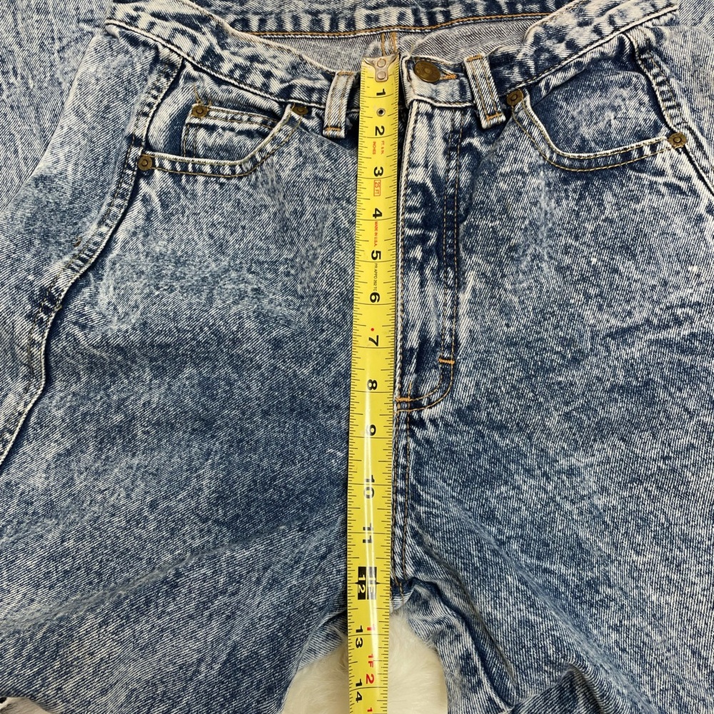 Vintage ZENA Acid Wash High Waisted Mom Jeans Women Denim Size 12 VTG